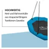 Hudora hniezdna miska Outdoor Octagon 90 cm blau ergonomic Náhľad obrázku produktu 4