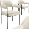 tectake® Křeslo Doé čalouněné 58 x 62 x 85 cm Náhled obrázku produktu 2