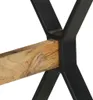 vidaXL Jedálenský stôl 120x60x76 cm Hrubé mangové drevo Náhľad obrázku produktu 5