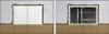 Two side-by-side diagrams showing a revision door in different states of installation or access. Produktbild-Vorschau