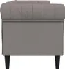 vidaXL Chesterfield-Sofa 3-Sitzer Taupe Stoff Produktbild-Vorschau 5