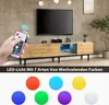 TV skříňka Fortuna Lai, divoký dub, s variabilním LED Náhled obrázku produktu 4