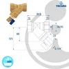 tecuro Schrägsitz-Schmutzfänger G 1 1/4 Zoll (DN 32) mit Produktbild-Vorschau 4
