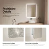 EMKE Badspiegel mit Beleuchtung Randlos 70×50cm, 6500K Produktbild-Vorschau 3