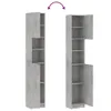 vidaXL Badezimmerschrank Betongrau 32x25,5x190 cm Produktbild-Vorschau 10