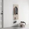 Garderobenpaneel - 50 x 125 cm - 5 Haken - Sandgrau - Produktbild-Vorschau 13