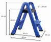 GEKO Scaletta pieghevole / sgabello 150 kg G02430 Anteprima dell’immagine prodotto 9