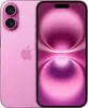 A pink iPhone 16 with its screen displaying a pink gradient. Produktbild-Vorschau