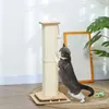 PawHut 3-in-1 Kraboom, 87 cm krabpaal, sisal krabboom met Productafbeelding-voorbeeld 2