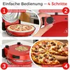 YASHE Elektrischer Pizzaofen QL31W, 400 °C, 1200 W, 30 cm Produktbild-Vorschau 5