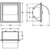 KWC AR WC-Rollenhalter, STRATOS, Edst., 153x153x129 mm, Produktbild-Vorschau 2