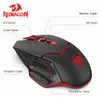 Mouse da gioco wireless Redragon M690-1, con regolazione Anteprima dell’immagine prodotto 3