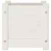 vidaXL Pflanzkübel Weiß 31x31x31 cm Massivholz Kiefer Produktbild-Vorschau 4