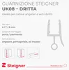 STEIGNER Guarnizione doccia UK08 200 cm (1 pz.) trasparente Anteprima dell’immagine prodotto 2