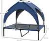 A blue elevated dog bed with a canopy, shown with dimensions indicated by text and lines. Anteprima dell’immagine prodotto