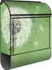banjado Design Briefkasten Stahl schwarz mit Zeitungsfach Produktbild-Vorschau 8