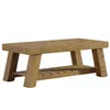 A rectangular coffee table with a shelf underneath, presented against a white background. Anteprima dell’immagine prodotto