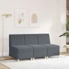 vidaXL Canapé modulaire sans accoudoirs gris foncé 55 cm Voir les images du produit 3
