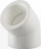Ø 32mm, PPR Aqua Plus Winkel 45° in Weiß | Wasserrohr, Produktbild-Vorschau 1
