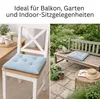 ESPRIT Sitzkissen NEEDLESTRIPE Hellblau 40 x 40 cm - 4er Produktbild-Vorschau 5