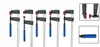 5x Schraubzwinge Klemmzwinge 150 x 50 mm Leimzwinge Produktbild-Vorschau 2