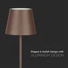 Lampadaire ajustable V-TAC - IP54 - Corps en Corten - 4W - Voir les images du produit 7