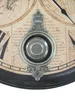 Wanduhr mit Pendel alte Weltkarte 60 cm Produktbild-Vorschau 4