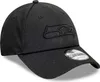 New Era 9Forty Snapback Cap - FULL BLACK Seattle Seahawks Produktbild-Vorschau 2