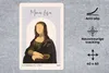 MuchoWow® Mauspad Mousepad Mona Lisa - Blau - Licht - Alte Produktbild-Vorschau 3