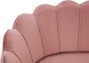 Muschelsofa 2-Sitzer - Samt - Rosa - DANDELION von Pascal Produktbild-Vorschau 5