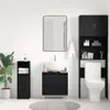 vidaXL Wastafelmeubel, zwart, eikenlook, 58 x 33 x 60 cm Productafbeelding-voorbeeld 4