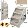 Hundetreppe 4-Stufen Hunderampe für Hunde & Katzen bis Produktbild-Vorschau 2
