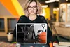 MuchoWow® Laptop Aufkleber Sticker Cover Schwarzer und Produktbild-Vorschau 5