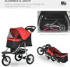 Pawhut PawHut Dog Trolley - Vozík pre psov - červený/čierny Náhľad obrázku produktu 5