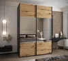 MEBLE KRYSPOL LUX 4 Schrank - 245,5x170x64cm - Schwarz, Produktbild-Vorschau 2