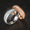 INF Anello in acciaio alla moda D'argento Anteprima dell’immagine prodotto 4