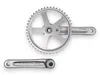 ProWheel Single Speed Kurbel 46 Zähne Alu matt silber 170mm Produktbild-Vorschau 2