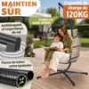 Fauteuil suspendu ELONEO avec support, fauteuil à bascule Voir les images du produit 4