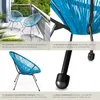 Lot de 2 chaises de jardin Santana - bleu Voir les images du produit 5