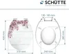 SCHÜTTE WC sedátko FLOWERS AND WOOD vysoký lesk s dřevěným Náhled obrázku produktu 7