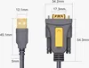 Ugreen USB-A zu DB9 RS-232 Adapterkabel 1.5m Grau Produktbild-Vorschau 7
