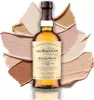 A bottle of Balvenie 12 Year Old DoubleWood Scotch Whisky is presented against a backdrop of swirled paint strokes in various skin tones. Produktbild-Vorschau