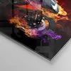 Bilder auf glas - Motorrad Feuer Abstraktion - 120x50cm - Produktbild-Vorschau 5