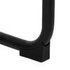 A close-up view of the black metal frame of a chair, showing a joint and a foot. Produktbild-Vorschau