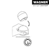 Podlahová zarážka WAGNER CLEAR - Ø 45 x 40 mm, vysoce Náhled obrázku produktu 4