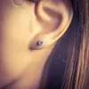 Ohrringe Ohrstecker 925 Sterling Silber mit Zirkonia 4mm in Produktbild-Vorschau 2