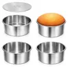 Backform Set Edelstahl 4er-Set Cupcakes mit Hebeboden Produktbild-Vorschau 1