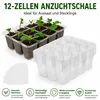 12-Zellen Anzuchtplatte, wiederverwendbar,Mini-Anzuchtbox, Produktbild-Vorschau 4