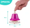 THE TWIDDLERS Glokenspel voor kinderen, 8 tafelglokken in Productafbeelding-voorbeeld 3
