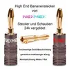 Bananenstecker 4mm schraubbar 8x Stecker vergoldet NEXMEX Produktbild-Vorschau 9